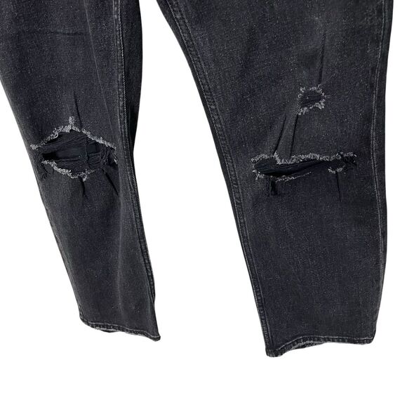 Abercrombie & Fitch Distressed Straight Jeans Women’s Size 27 Short Cropped - Picture 6 of 12